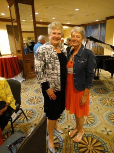 Diana Evans and Lynn Hanlin